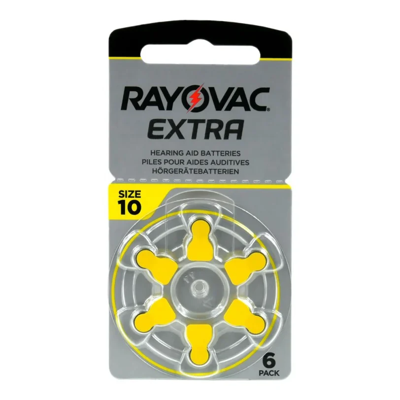 Baterie Rayovac Extra 10  - 6 sztuk (1 blister)
