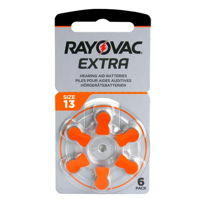 Baterie Rayovac Extra 13  - 6 sztuk (1 blister)
